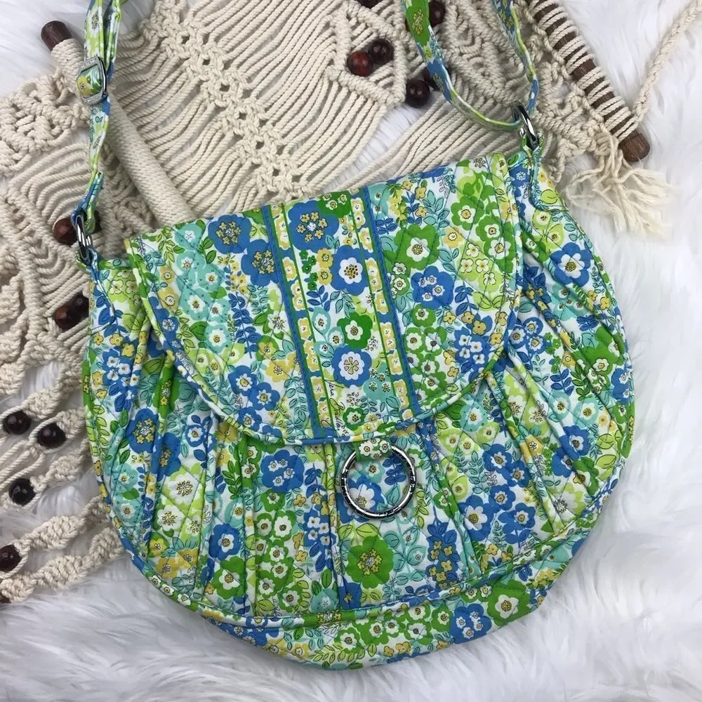 Vera Bradley satchel‎ bag in English meadow print
